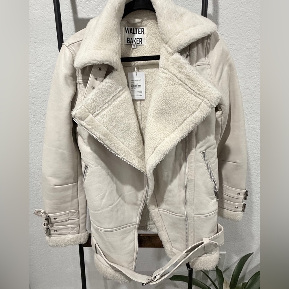 Walter Baker Women's Cream Teddy Jacket